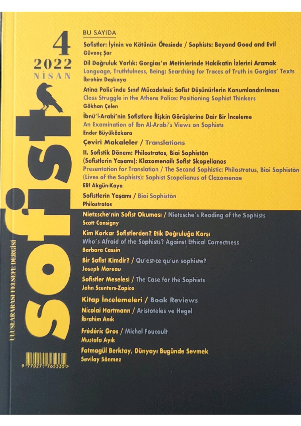 You are currently viewing Sofist Sayı: 4 /4th Issue